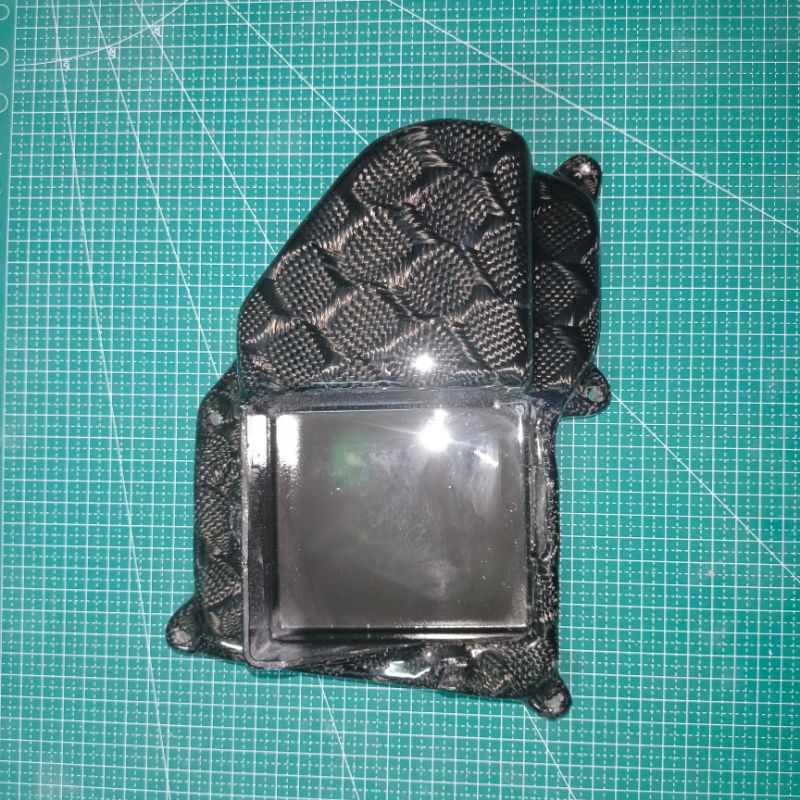 BOX AKI KANAN RX KING / TUTUP FILTER KANAN RX KING CARBON KEVLAR