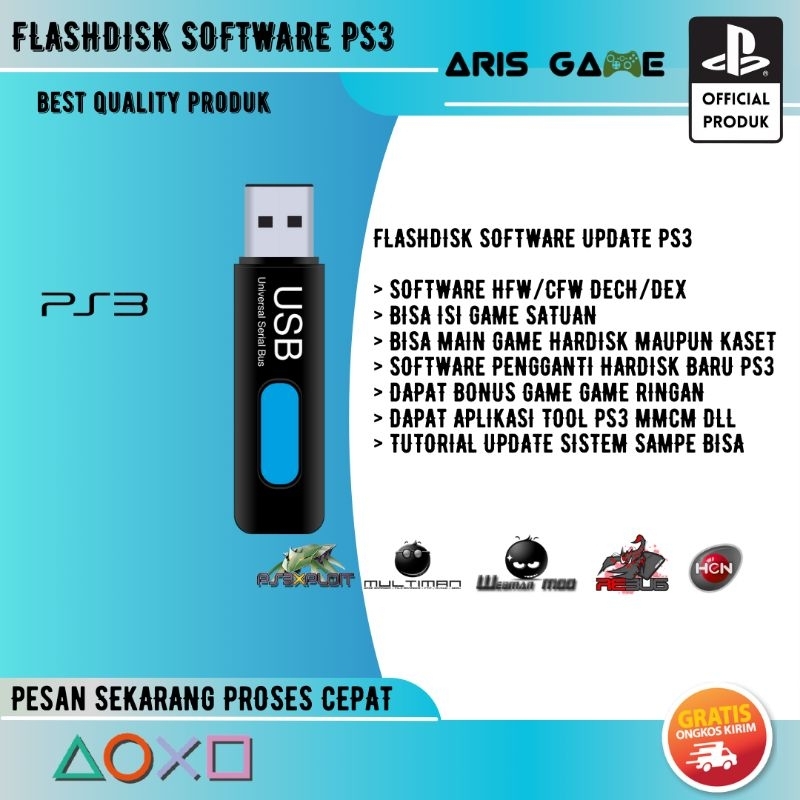 FLASHDISK UPDATE PS3 OFW CFW DECH DEX