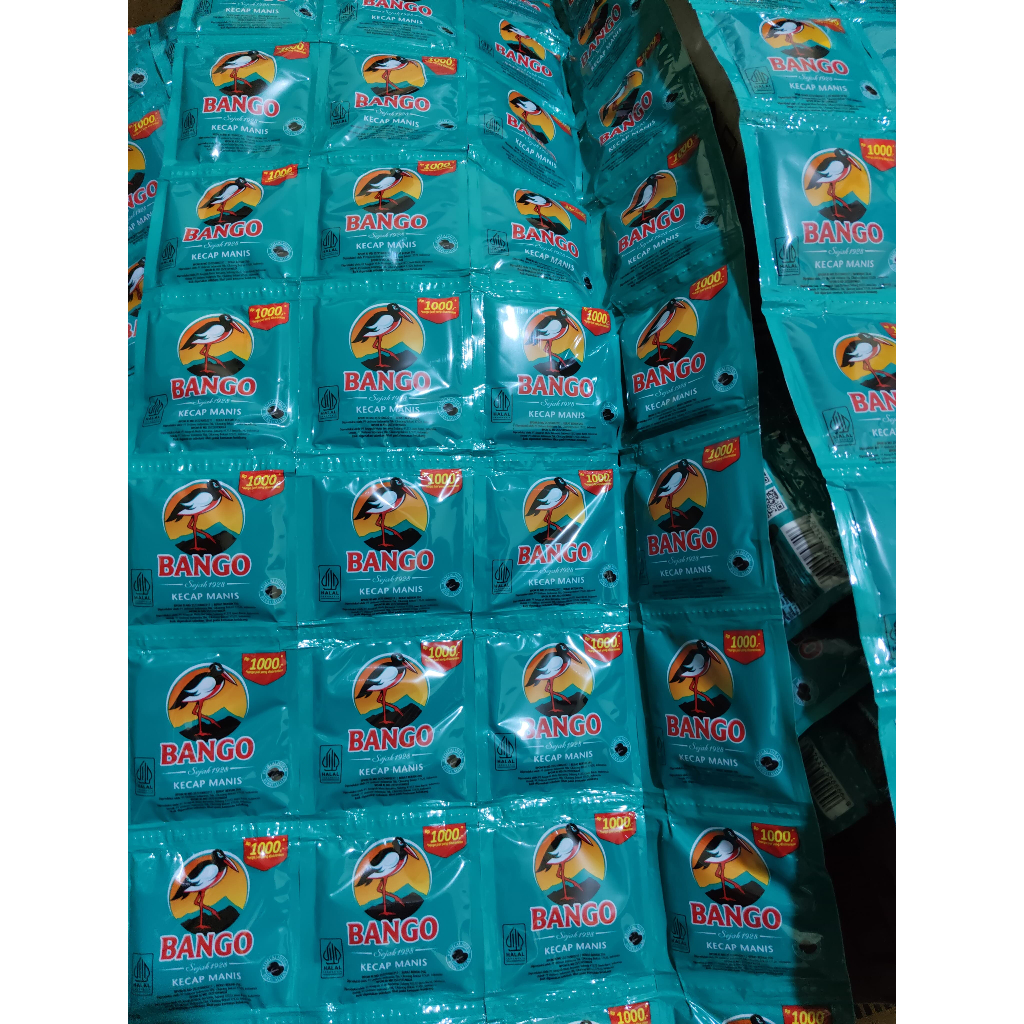 

Kecap Bango Sachet 20 ml eceran @1000 (minimal pembelian 12 pcs)