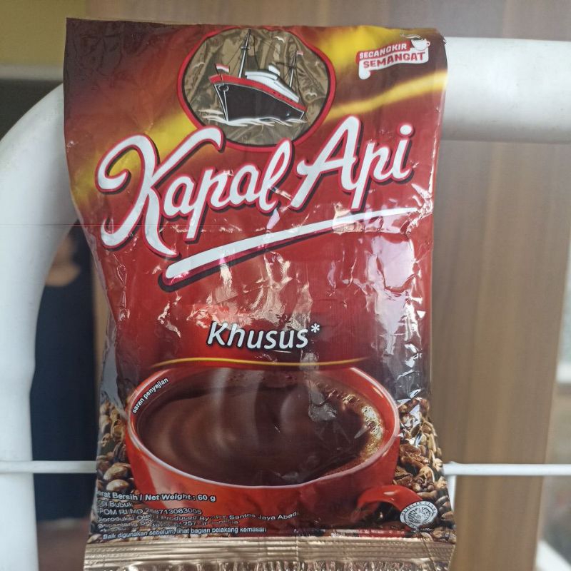 

Kopi Kapal Api mutu *khusus* 60g