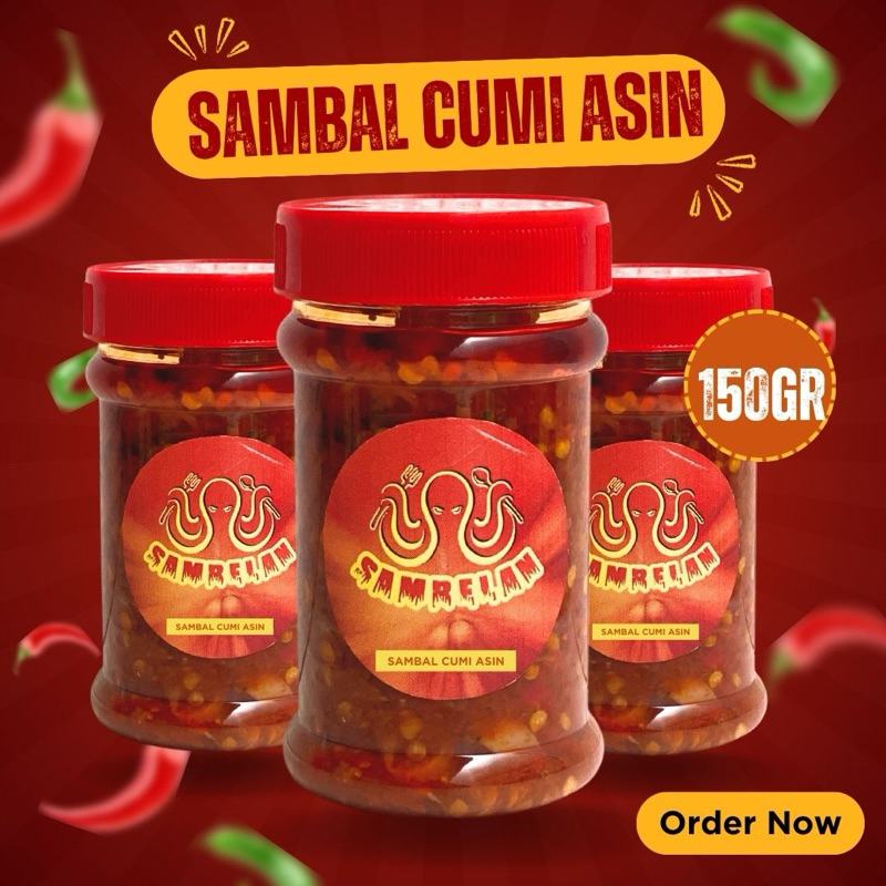 

SAMBAL CUMI 150ml TERMURAH