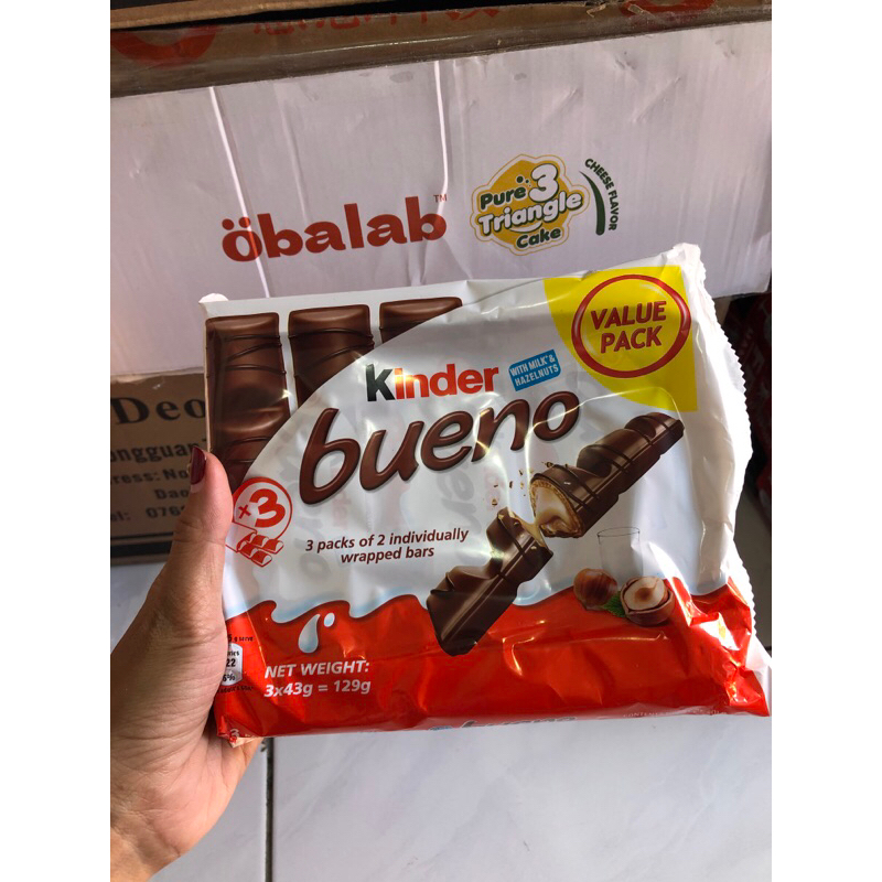 Kinder Bueno MALAYSIA 3x43gr halal