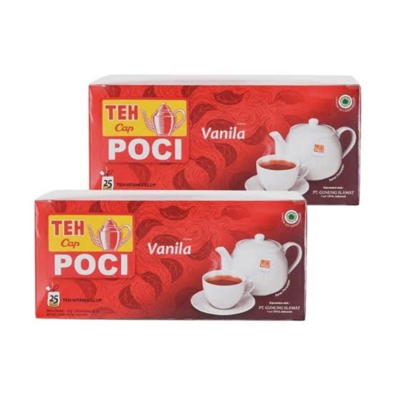 

Teh cap poci aroma vanila celup isi 15 biji