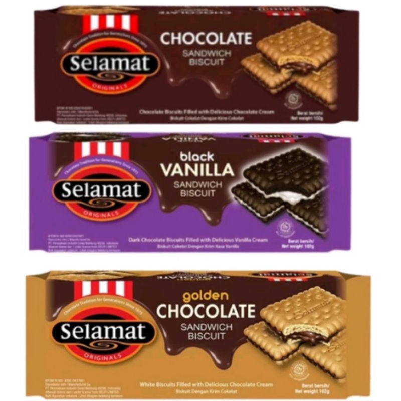 

Selamat Biscuit | Sandwich Biscuit Black Vanilla 102gr