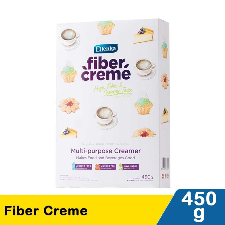 

Ellenka Fiber Creme Multi Purpose Creamer 100g , 168g ,450g - 450 gram