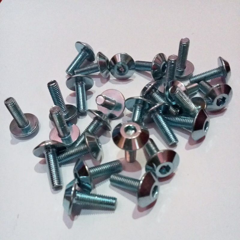 1 biji baut L m5 baut bodi CBR l5 1,5 cm / baut L 4 / baut kunci 8