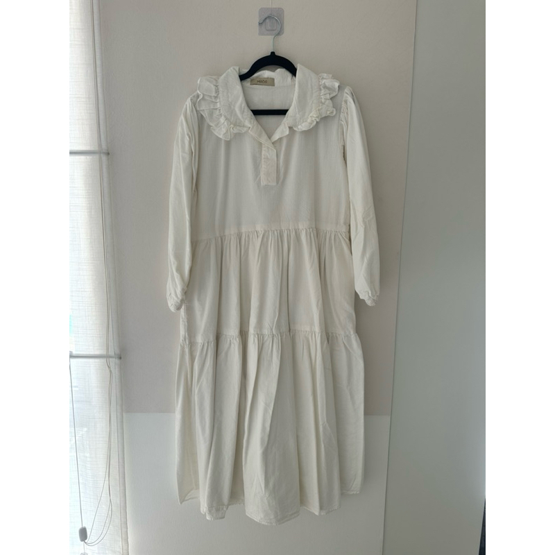 Miroir Kiko midi white dress preowned preloved