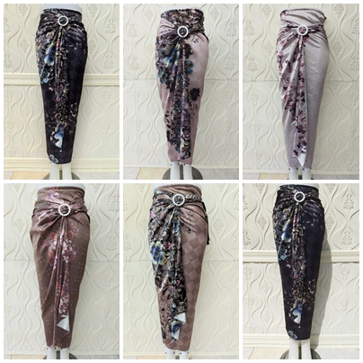 Terbaru Rok Lilit Kebaya Premium Kekinian Kain Batik Lilit Motif Batik Bunga Bawahan Kebaya Rok Lili