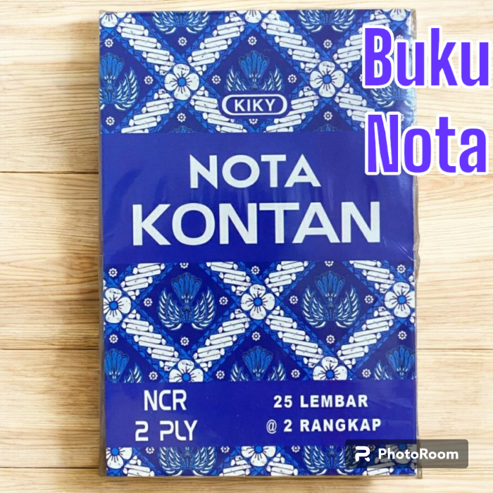 

Buku Nota 2Ply isi : 10buku/pack keperluan toko catatan