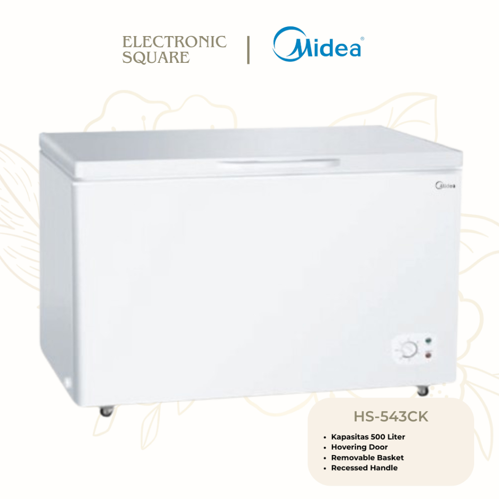 Chest Freezer Midea HS-543CK / HS543CK Kapasitas 500 Liter
