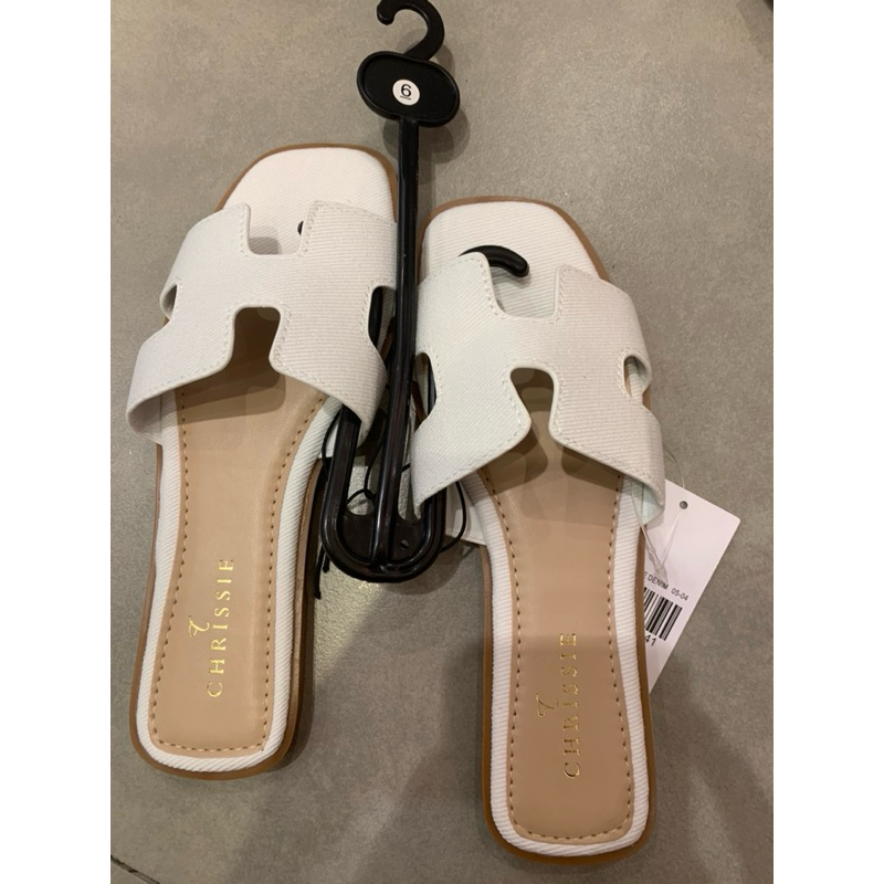 chrissie Sandal womens Flat - white