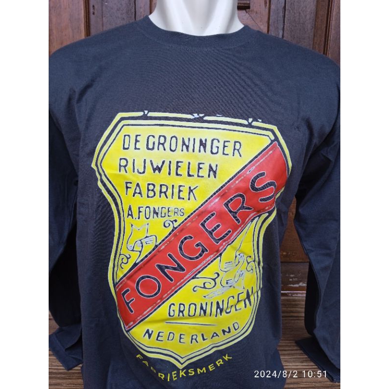 Kaos Logo Fongers Cotton combat 30s