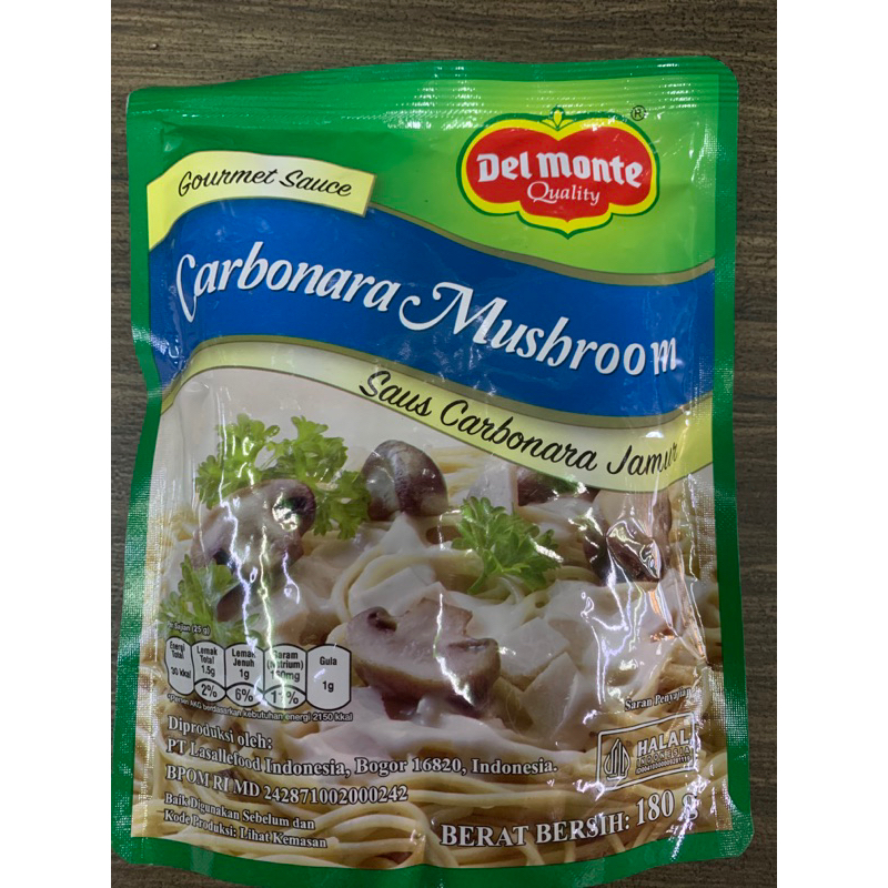 

Delmonte Carbonara jamur