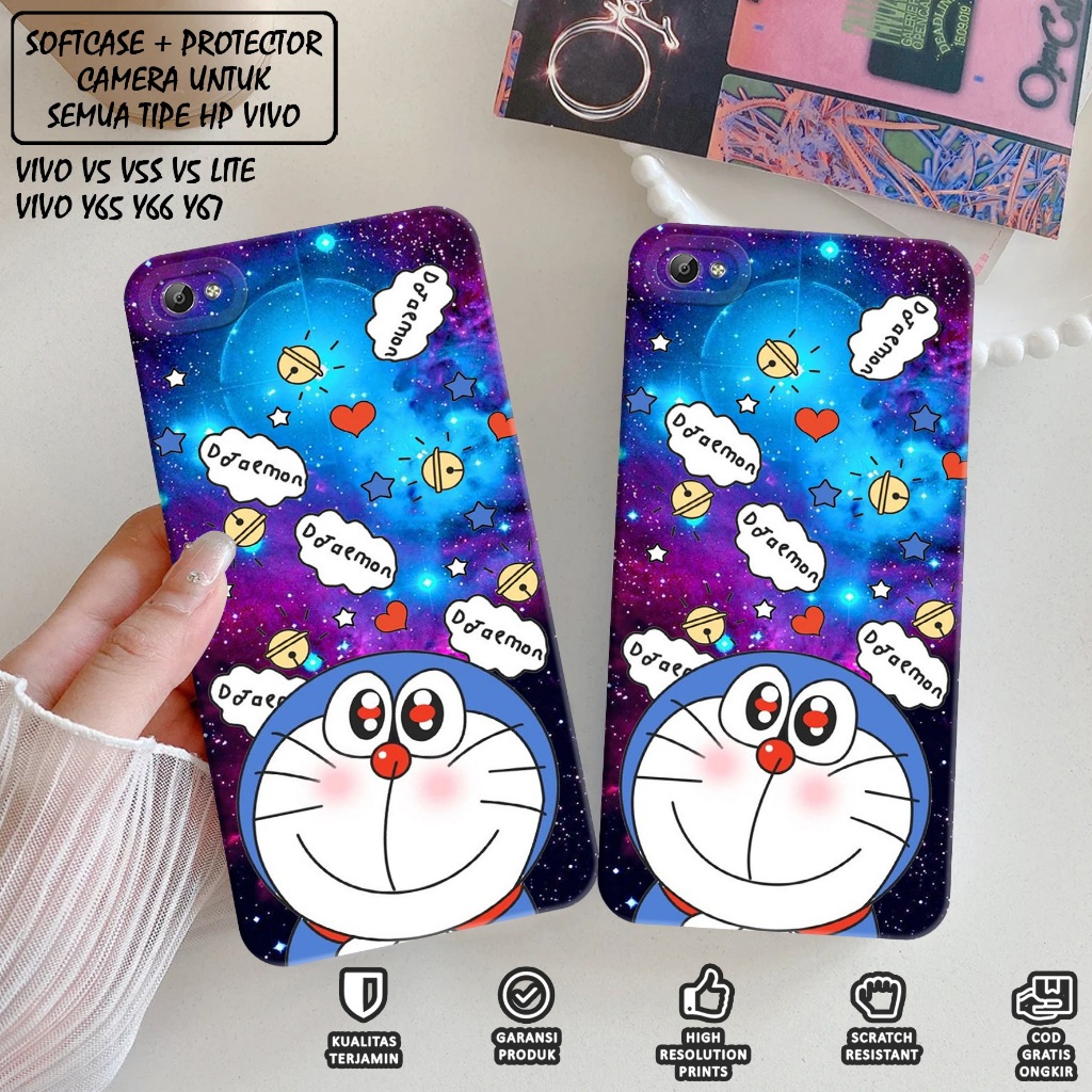 CASE VIVO 1719 - Case Hp VIVO 1719 - Softcase Hp VIVO 1719 Motif (DORAEMON) Case Pro Camera - Case H