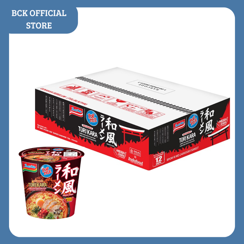 

Pop Mie Tori Kara 12x70gr (1Karton)