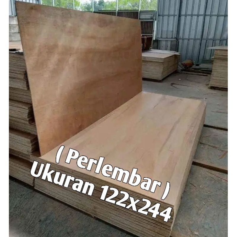 Triplek Albasia Ukuran 122x244 (Perlembar)/ Triplek Mc Ukuran 122x244/ Triplek Alba 3mm 4mm 6mm/ Tri