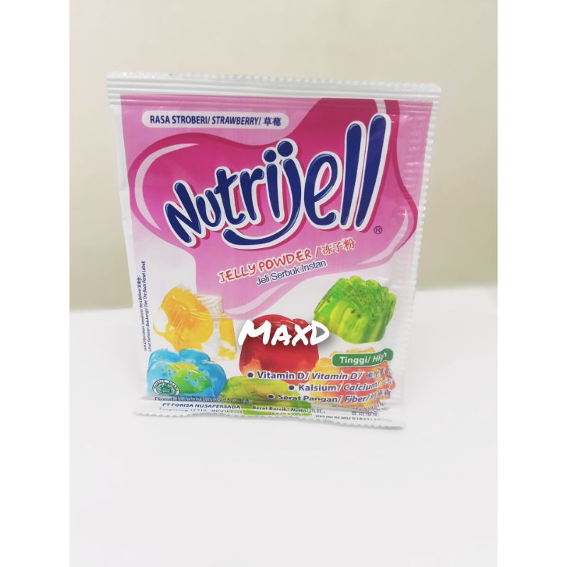 

Nutrijell Jelly Serbuk Instan Rasa Strawberry 15g 1Pcs