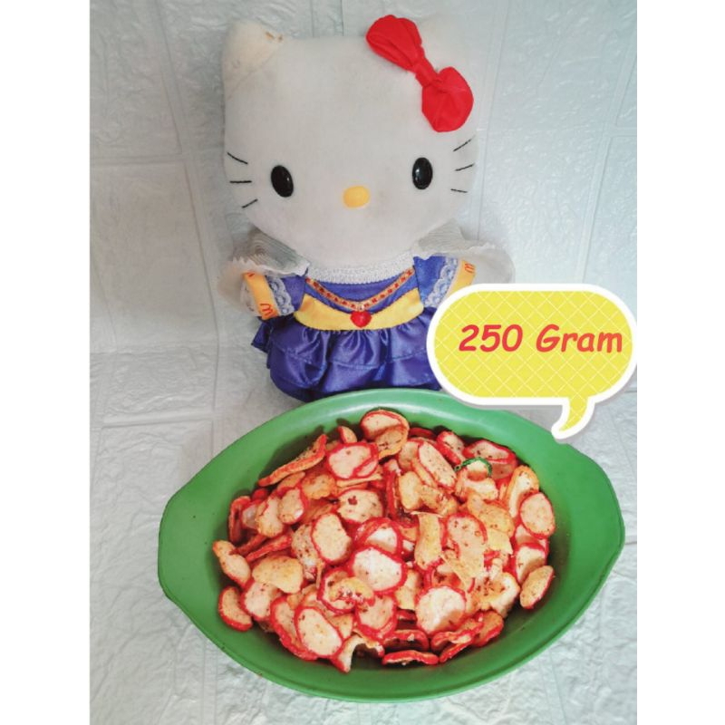 

[ Murah ] Kerupuk Seblak Kencur Pedas Gurih Murah Kemasan 250 Gram.