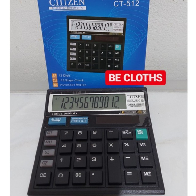 

CTTTZEN CT-512 Kalkulator Like Citizen CT 512