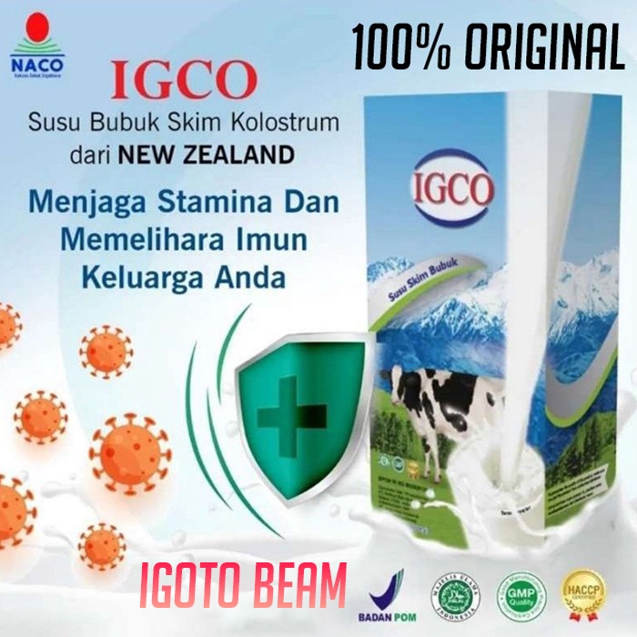 

Susu IGCO Susu Skim Bubuk IGCO Kolostrum Isi 30 Sachet 100% ORIGINAL