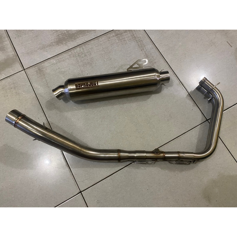 Knalpot Fullsystem 2 Silinder All Motor Original 69project