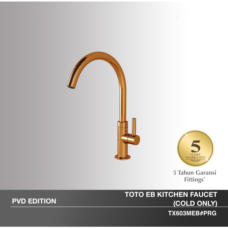 Kitchen Faucet Keran Dapur TOTO ROSE GOLD EB TX603MEB#PRG