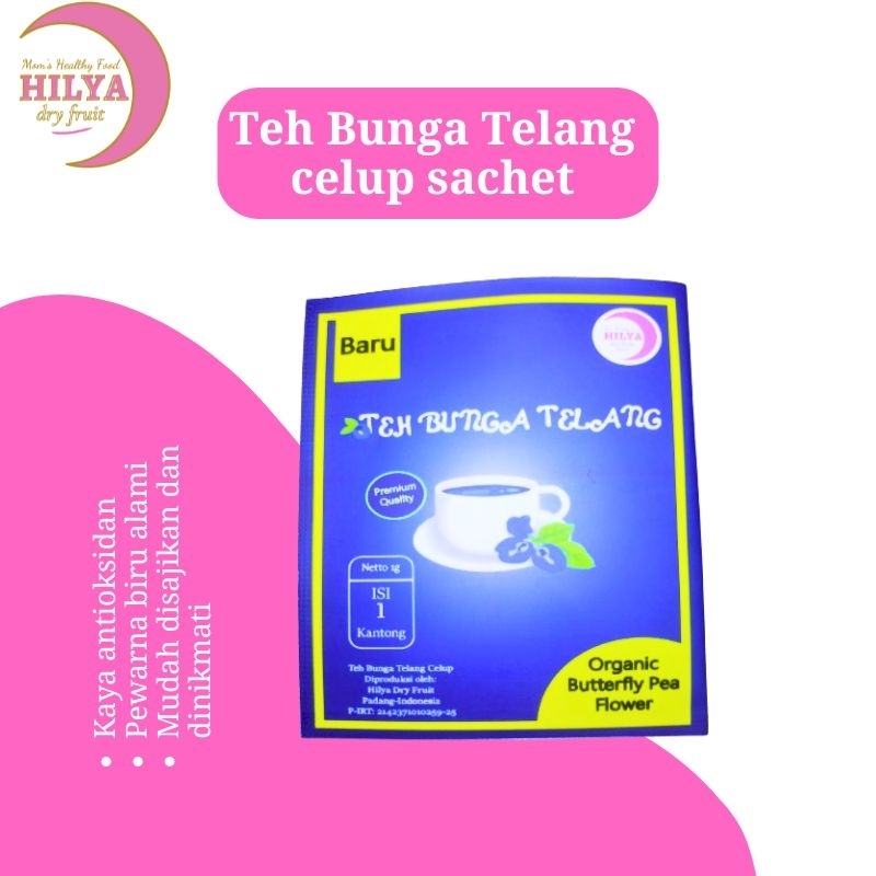 

Hilya Dry Fruit - Tisane Teh Bunga Telang Celup Sachet