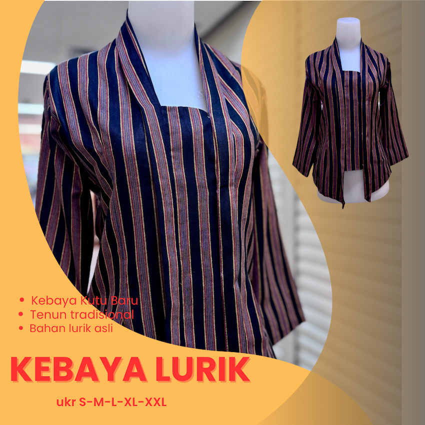 Kebaya Lurik Wanita adat Jawa