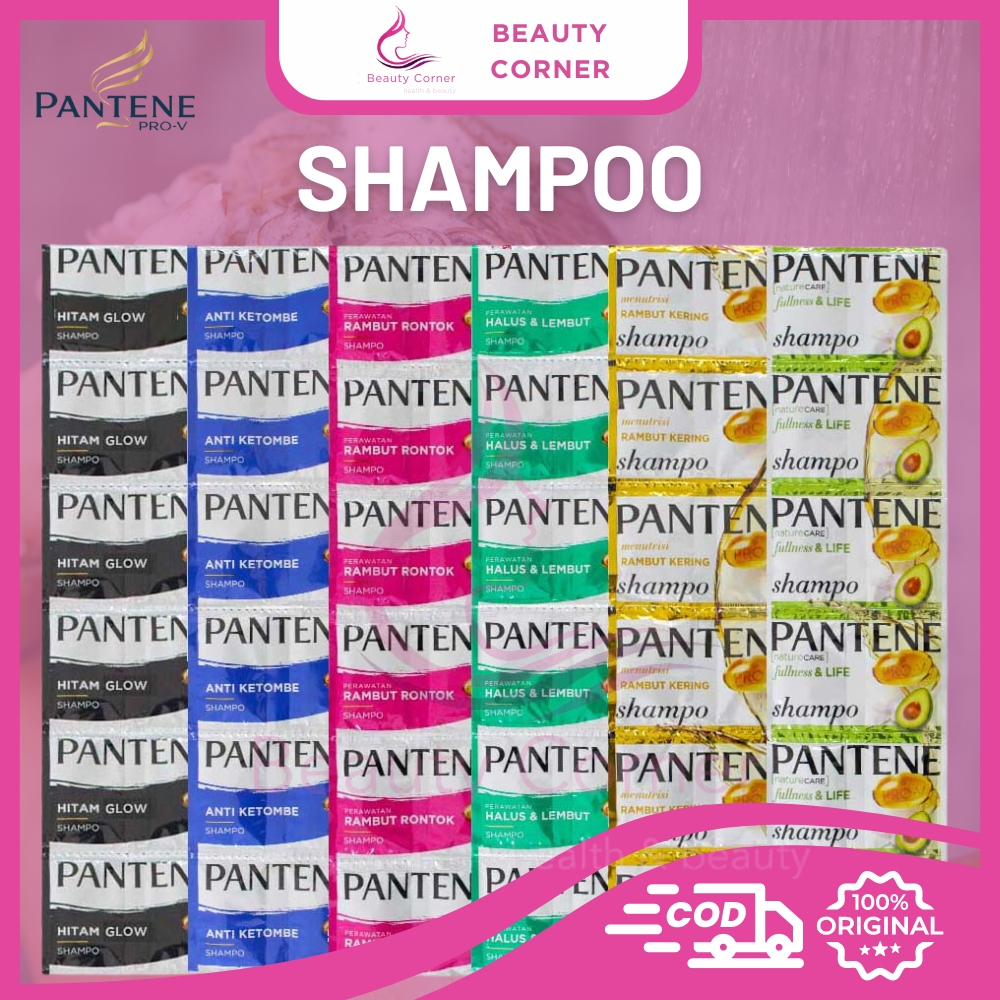 [Renceng Isi 12 Sachet] Pantene Shampo