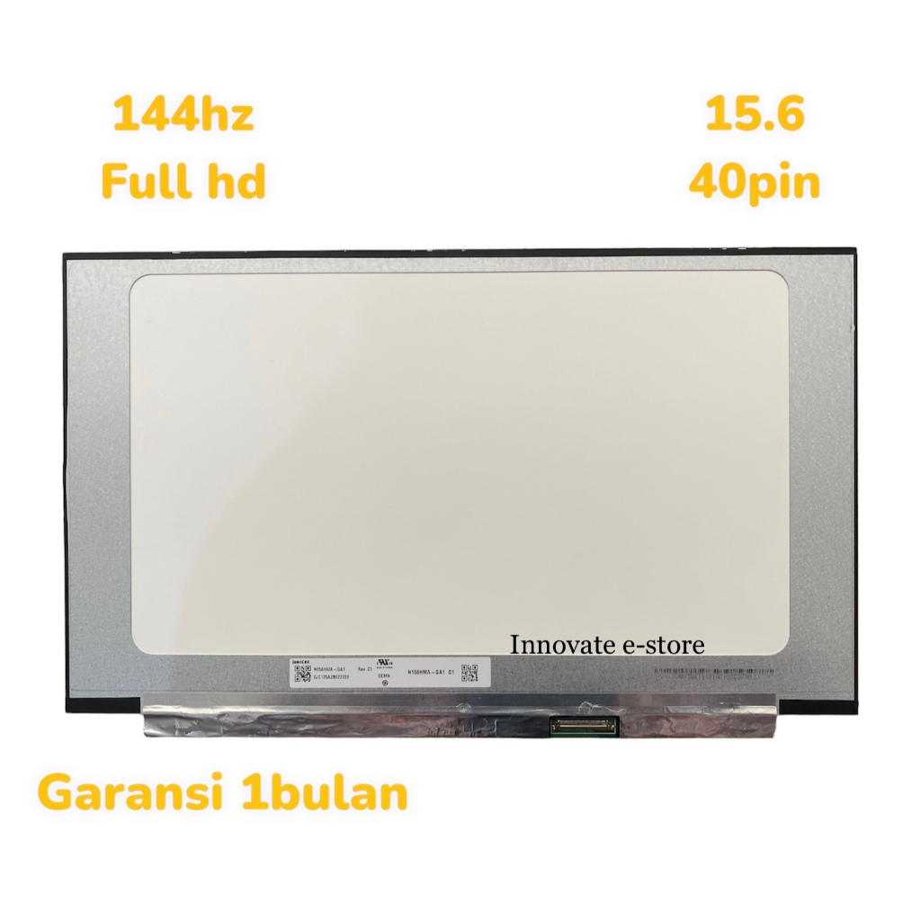 LED LCD 15.6 slim 40pin 144hz Full HD