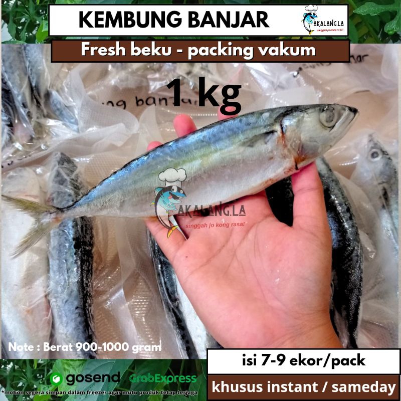 

Ikan Kembung Banjar 1Kg