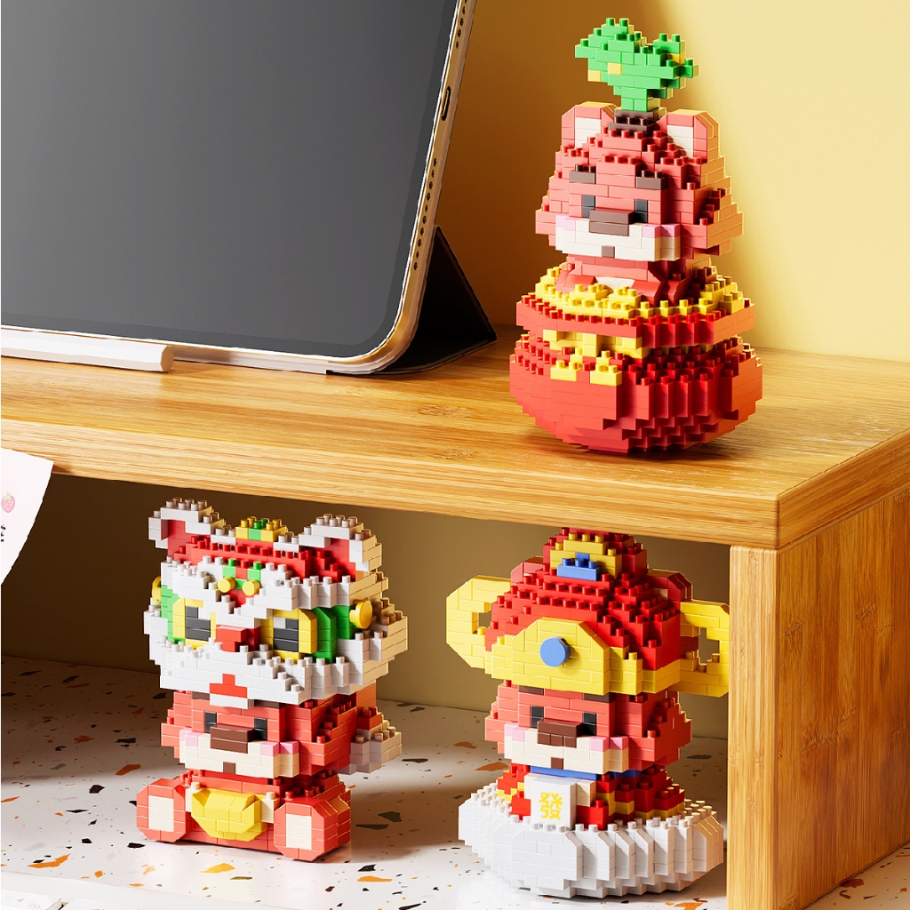 FUNBLOCK - NLNM Lotso Cosplay Nano Block Balok Susun