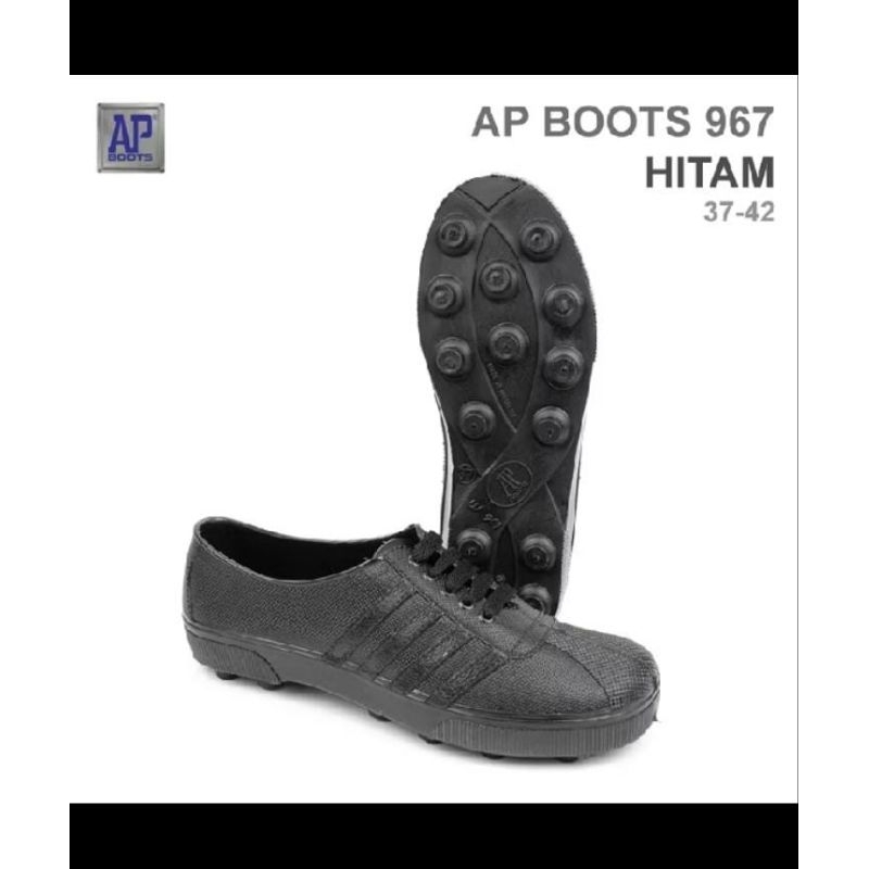 Sepatu Boots AP Hitam 967 | Sepatu Boots Pendek