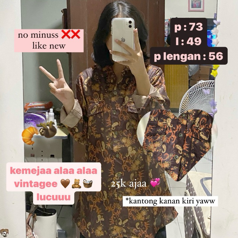 [PRELOVED] kemeja vintage