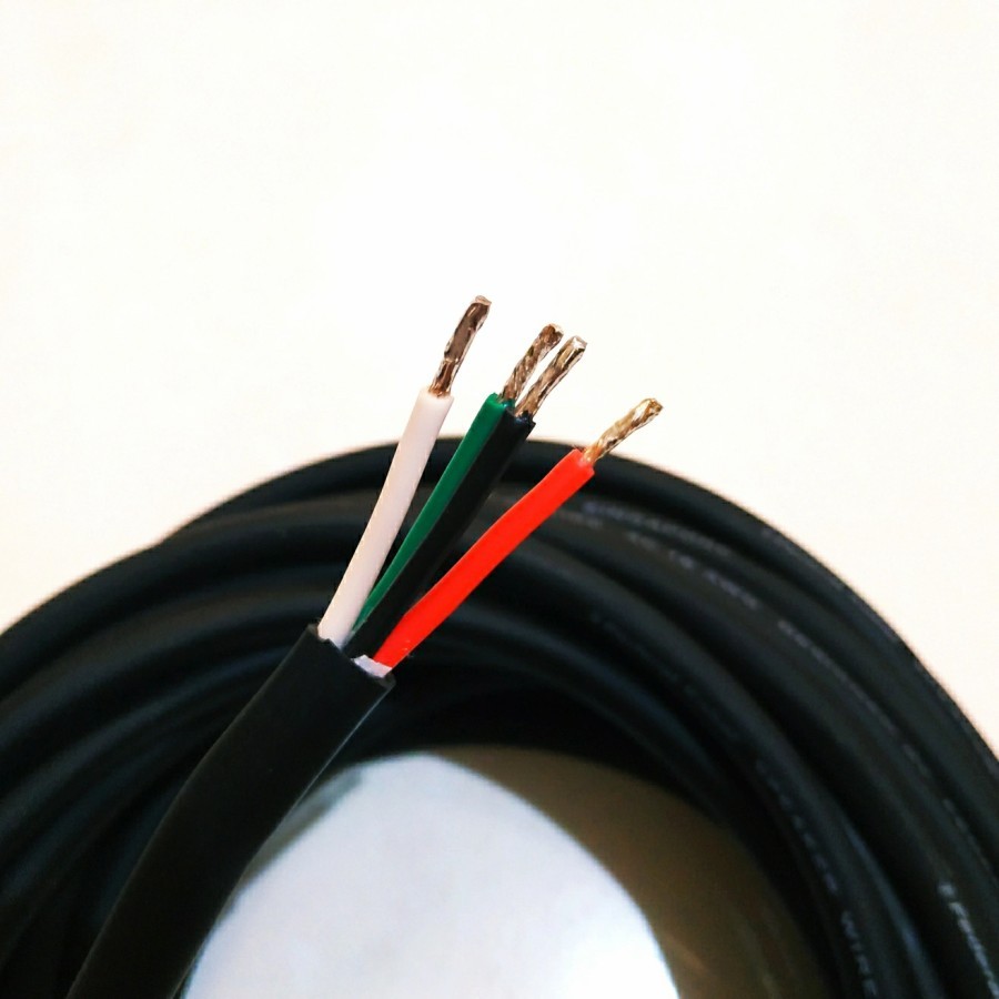 (JUAL 100 METER ) Kabel Speaker 4C16AWG / 4C 16AWG / 4C 16 AWG - Federal Original - Tembaga Asli