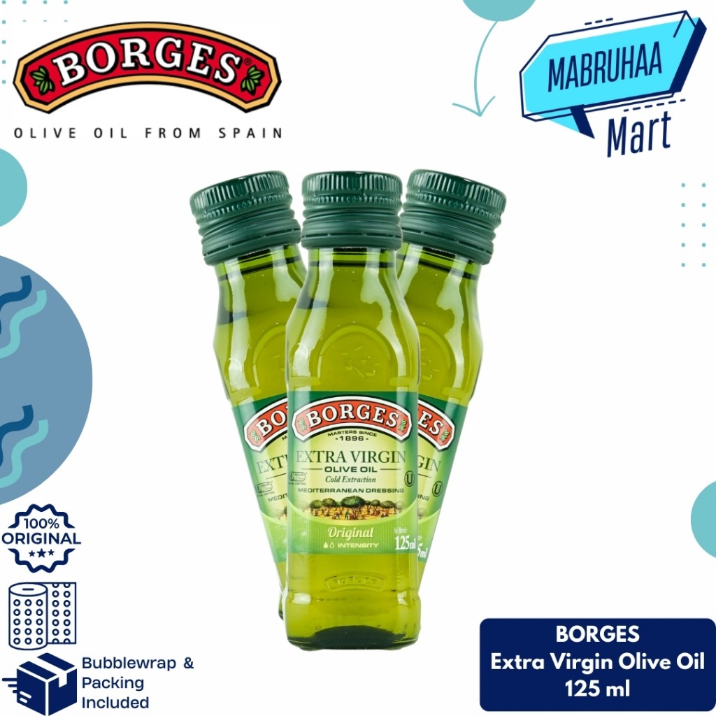 

Minyak Zaitun Extra Virgin Olive Oil Borges 125 ml Original Spanyol Berkualitas