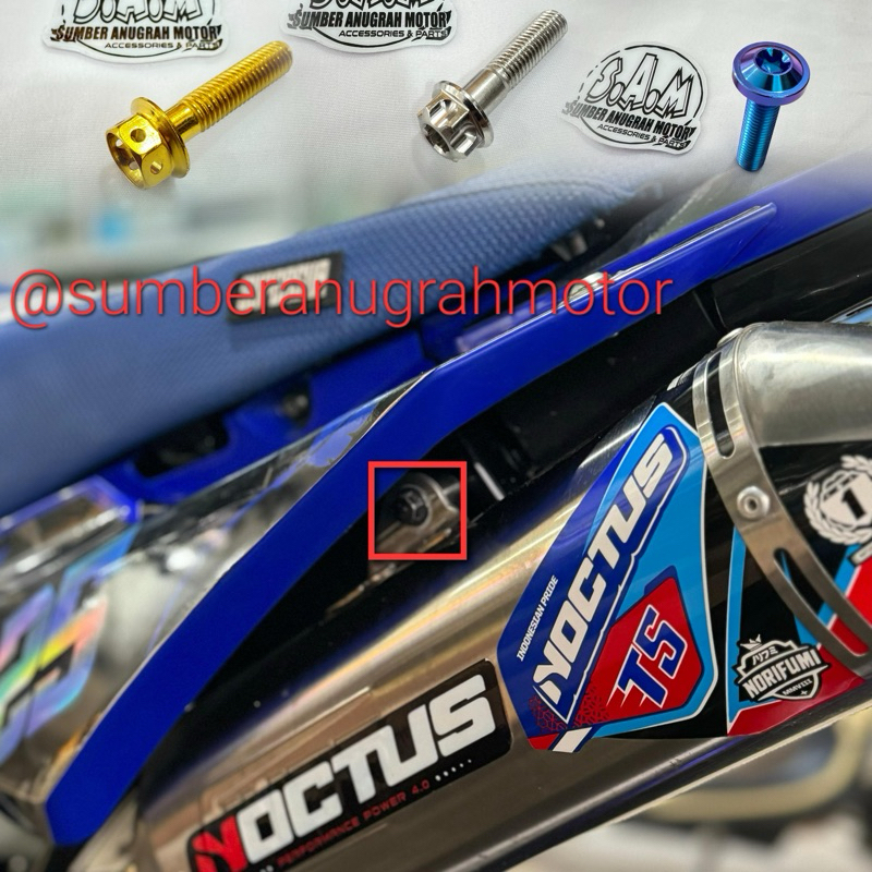 BAUT SELINCER KNALPOT WR WR155 PROBOLT & TITANIUM