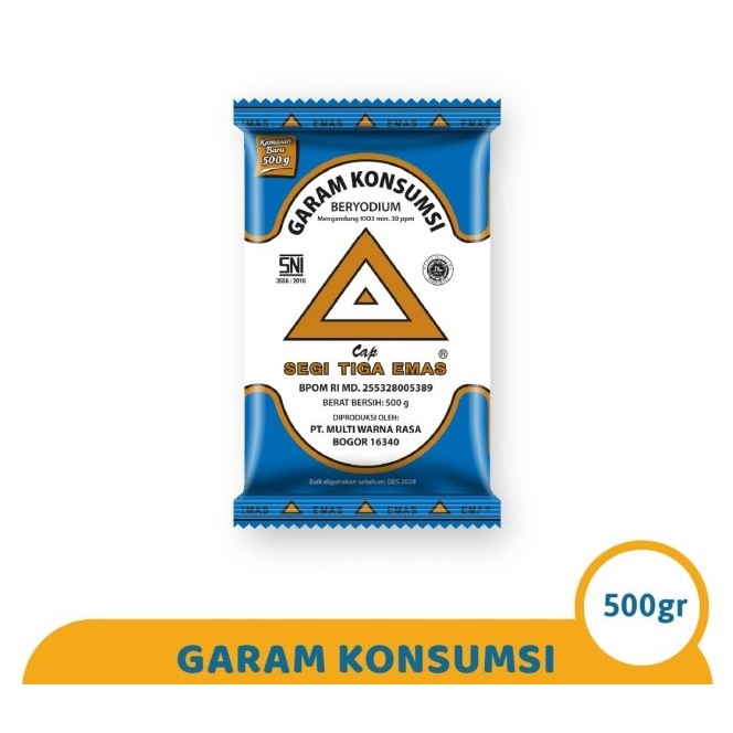 

Garam Segitiga Emas 500g / Garam Dapur/ Garam Masak