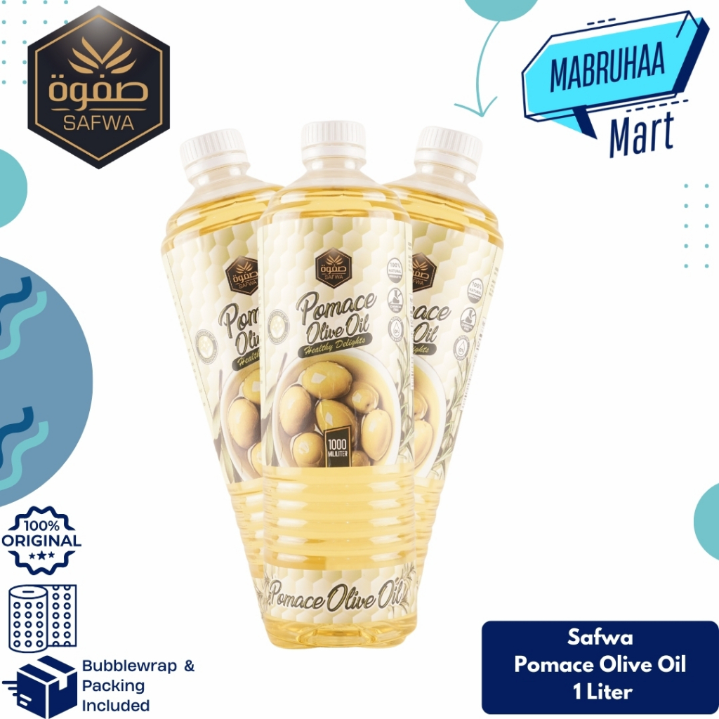 

Minyak Zaitun Masak Safwa Pomace Olive Oil 1 Liter Original Berkualitas