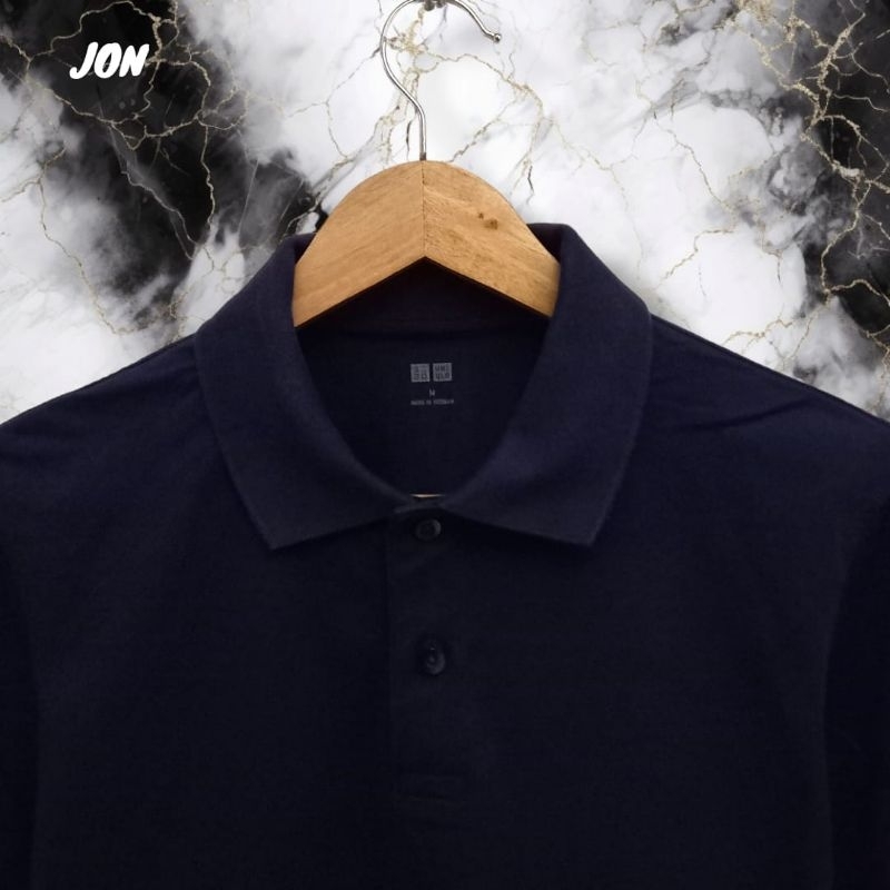 UNIQLO Kaos kerah pria, baju atasan pria