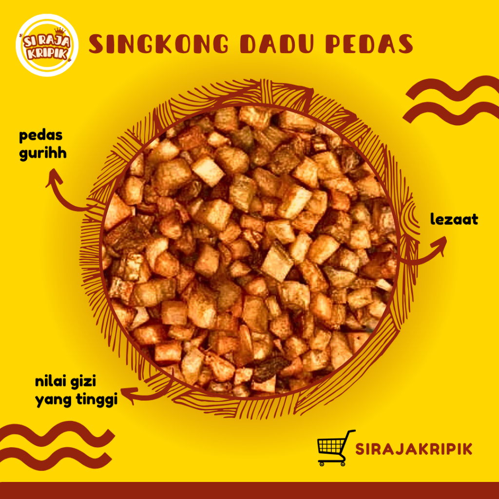 

SINGKONG DADU PEDAS DAN ASIN | SI RAJA KRIPIK | OLEH-OLEH BANDUNG