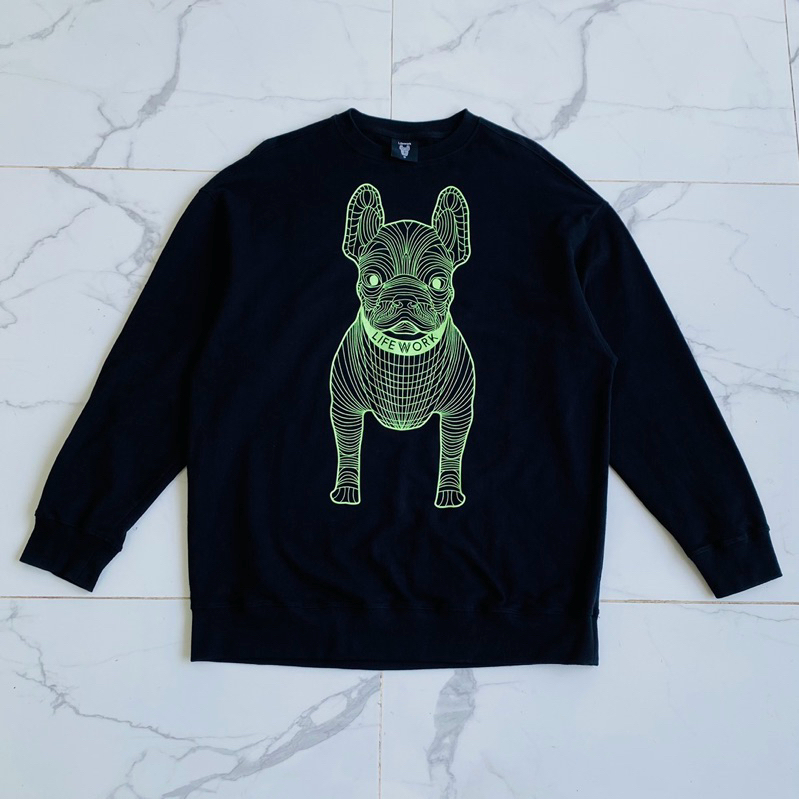 crewneck dan kaos life work second