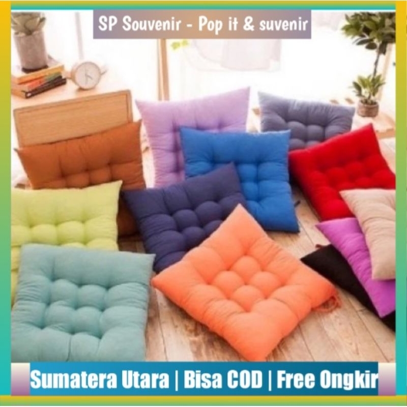 Bantal Duduk Bentuk Kotak | Bantal Alas Duduk Lesehan Empuk