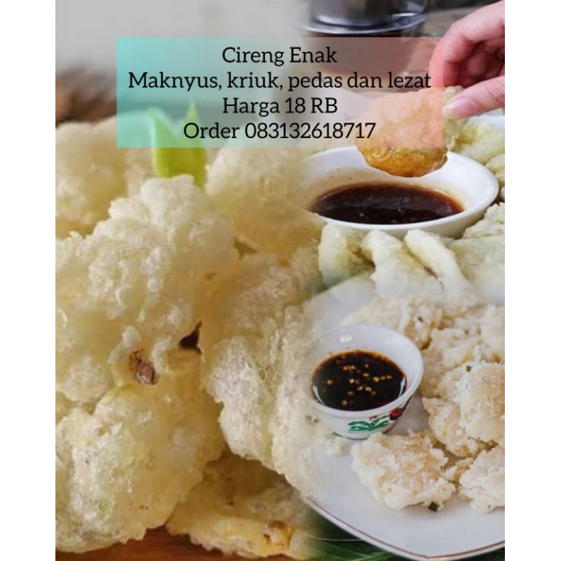 

cireng renyah lezat murah halal