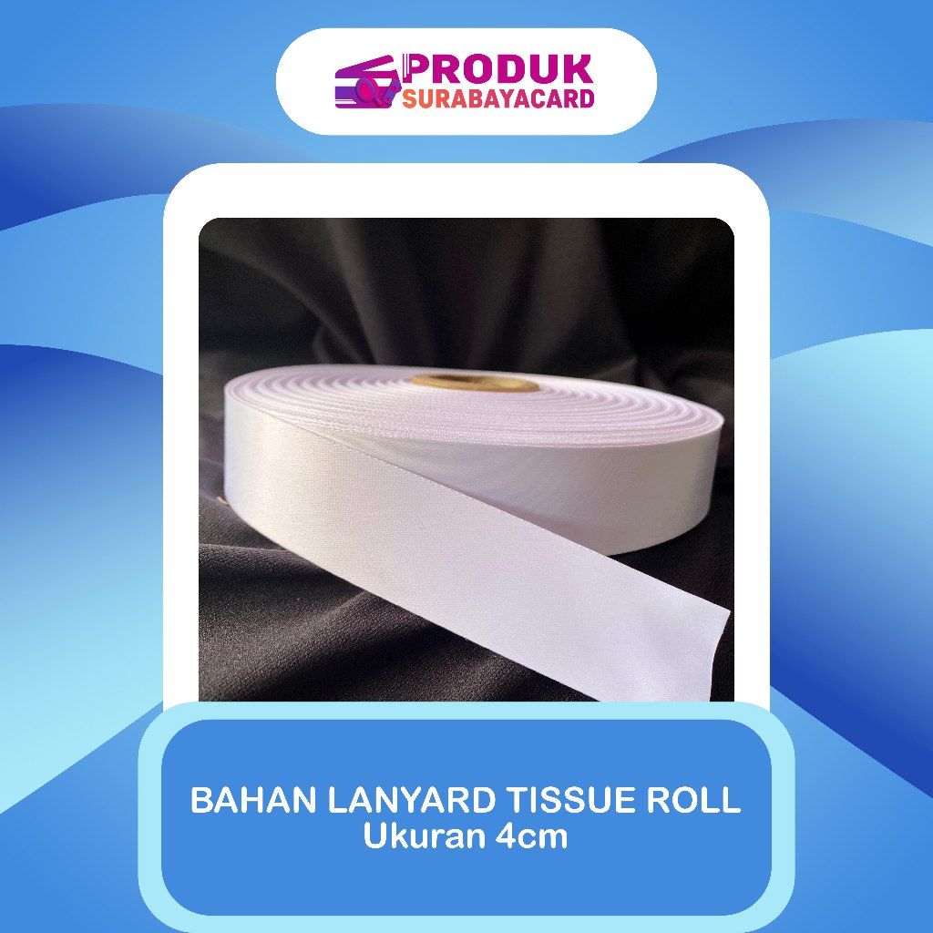 

TALI pita ukuran 4 cm lanyard TISSU printing sublime