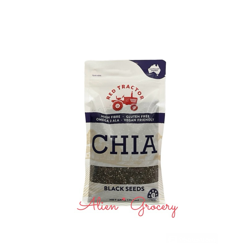 

RED TRACTOR TRACTORS CHIA SEED VEGAN GLUTEN FREE HIGH FIBRE OMEGA 3 600GR