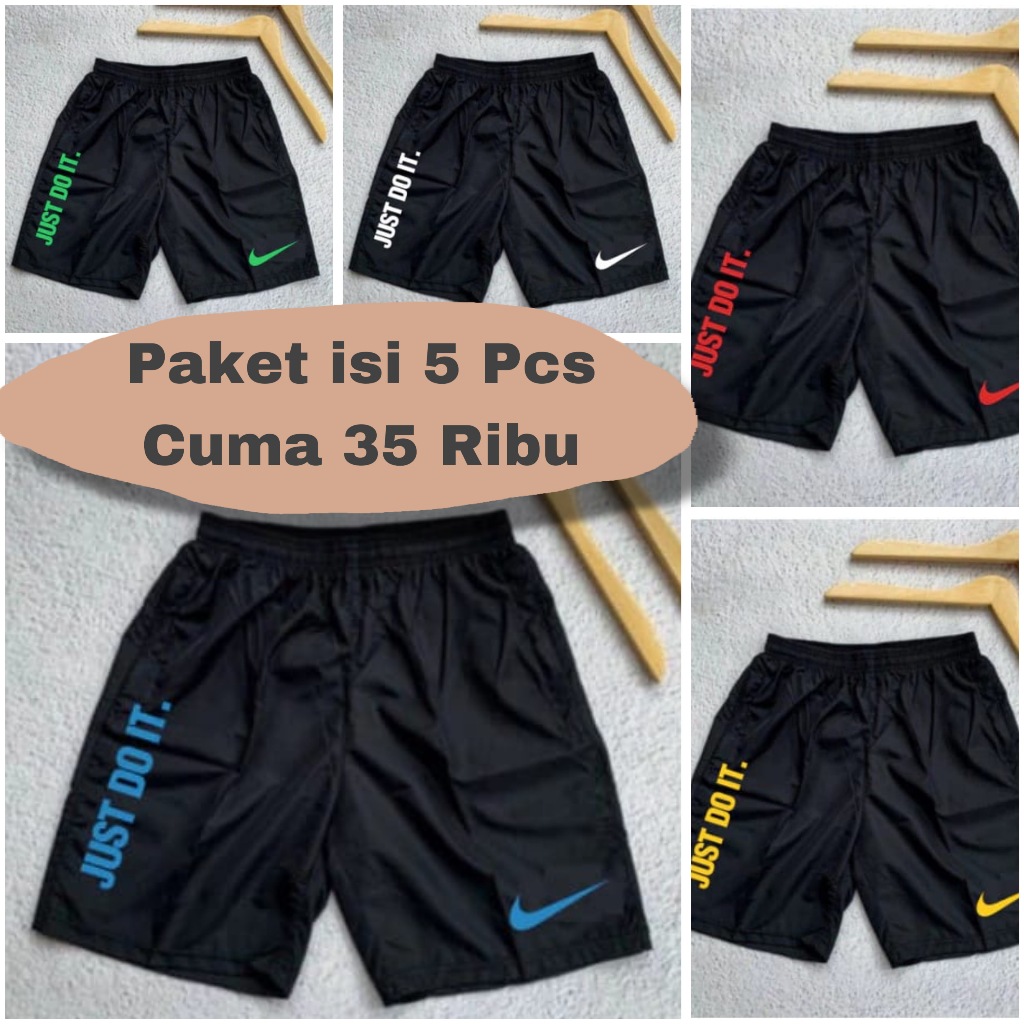 5 Pcs Celana pendek Olahraga Anak Gim running bola volly futsal 3-12 Tahun