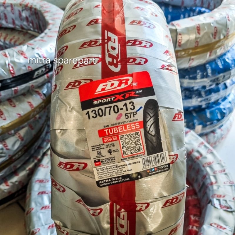 Ban Tubeless [FDR] SPORT EVO 130/70-13- BAN NMAX / PCX 160 Belakang [100%Original FDR]