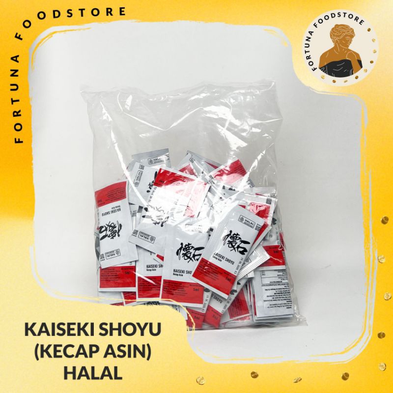 

Kaiseki Shoyu Sachet Kecap Asin Jepang Halal 5ml x 100pcs