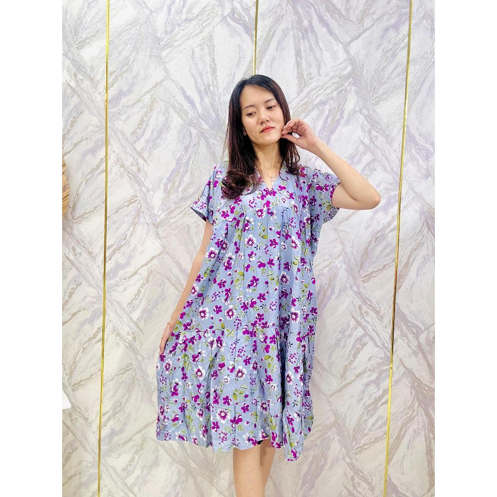HS | KEJORA DRESS BUNGA/DASTER SUSUN RAYON/DASTER RAYON /DASTER REMPEL SUSUN